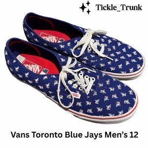 Vans Size 12 Men’s MLB x Authentic "Toronto Blue Jays"